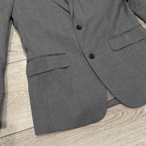 Bonobos Blazer Mens 38R Gray Wool Slim Fit Sport Coat Suit Jacket - Picture 2 of 10